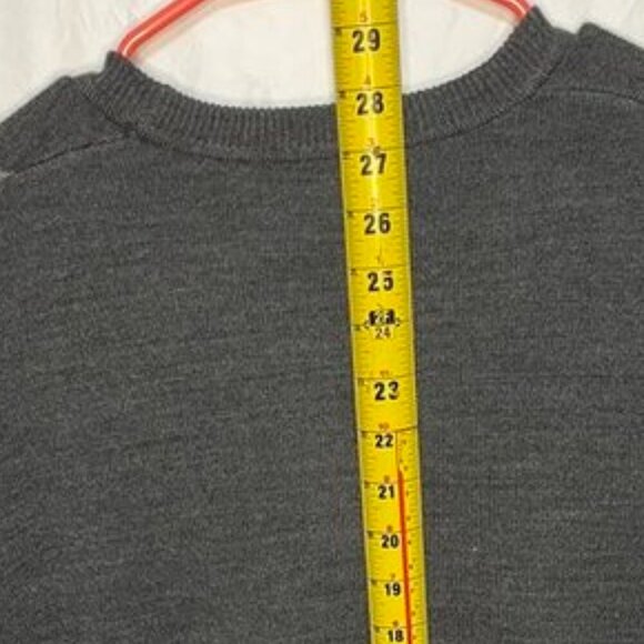 Dockers Argyle Crewneck Sweater – Size XL – 100% Acrylic – Gray/Charcoal - Picture 6 of 6